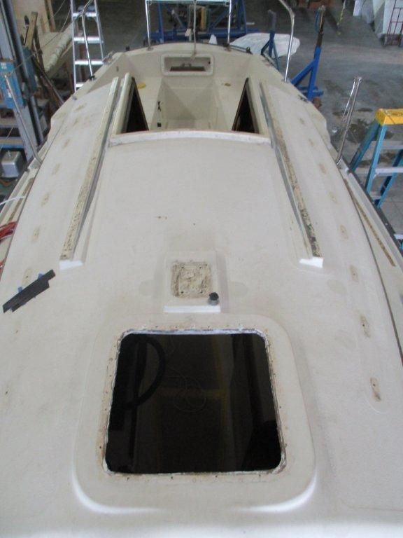 wookie deck stripped hatch removed 